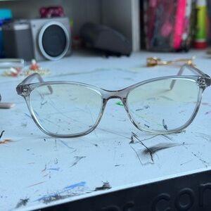 Clear lavender Vera wang Frame Glasses
